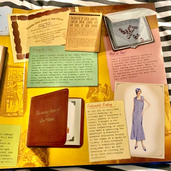 Beautiful Nancy Drew Hardcover Interactive Book - Picture 5 of 6